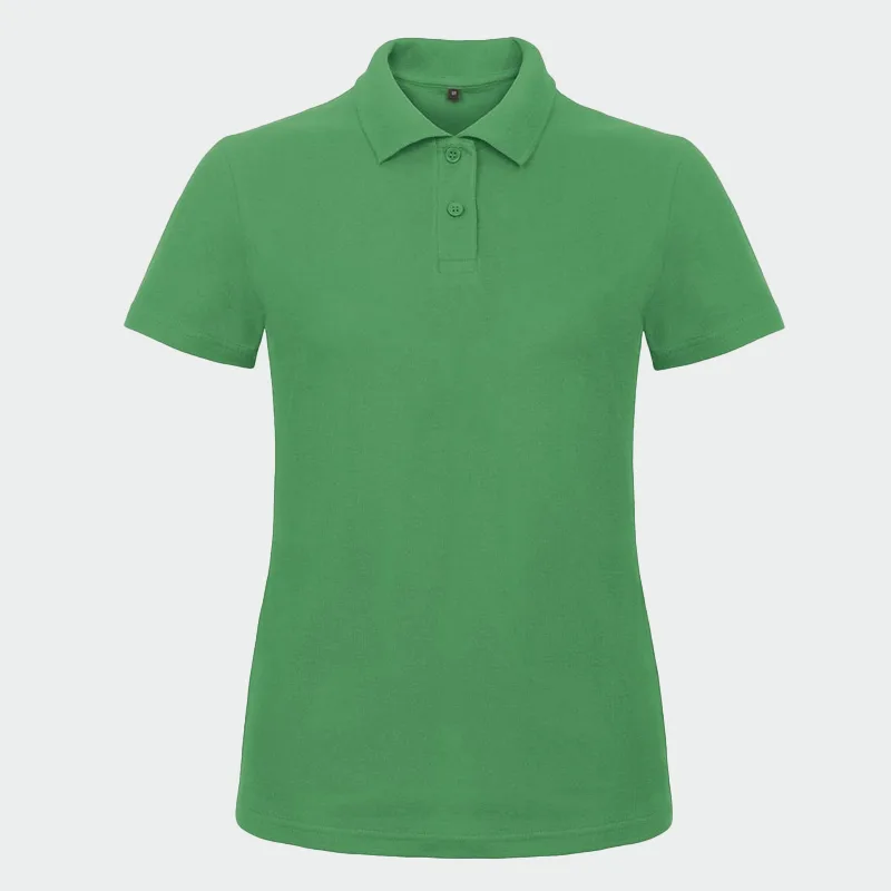 Ženska majica iz kolekcije B&C, ID.001 Lady, barva Kelly Green, velikost XS