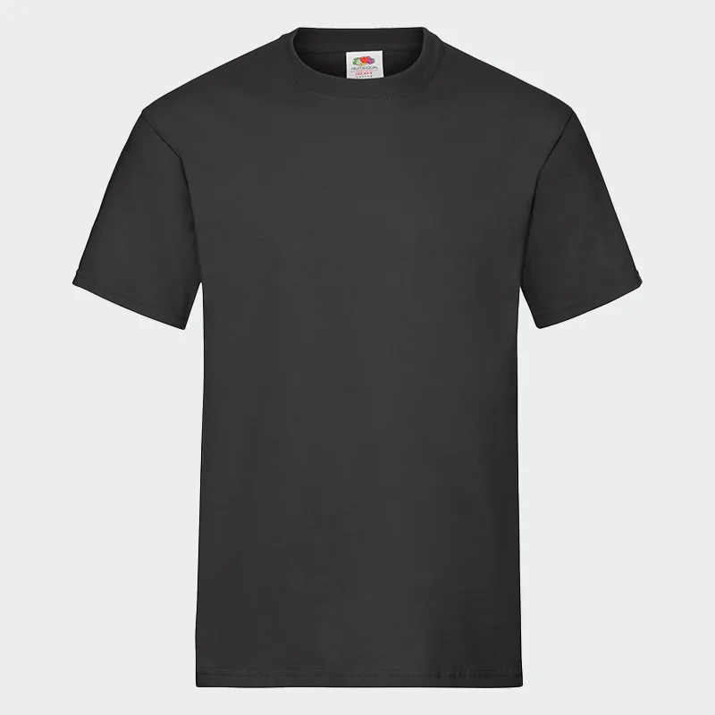 Majica Fruit of the Loom HEAVY T, črna barva