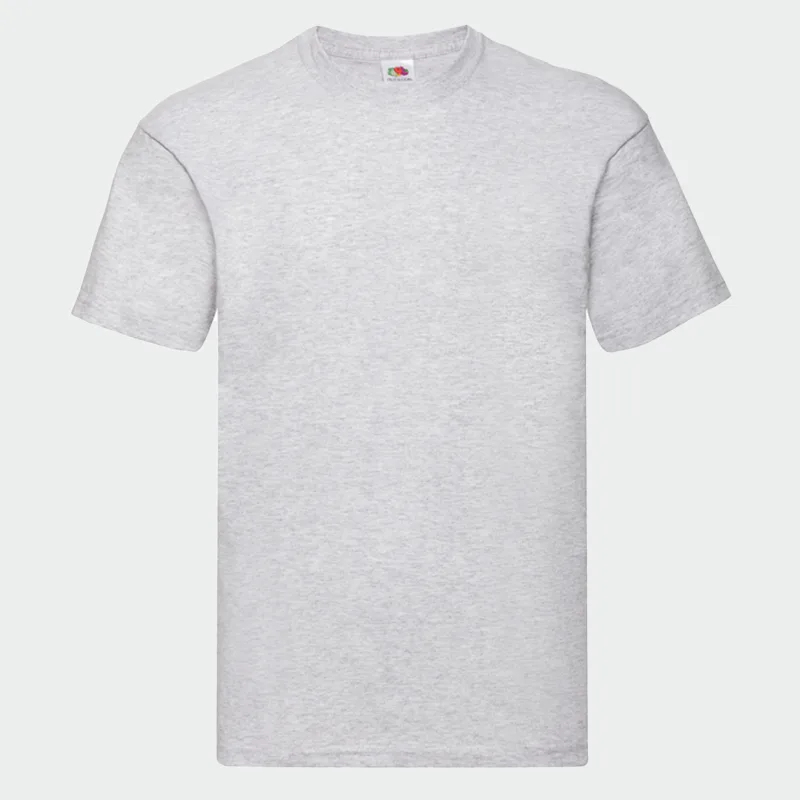 Majica Fruit of the Loom ORIGINAL T, barva siva melirana