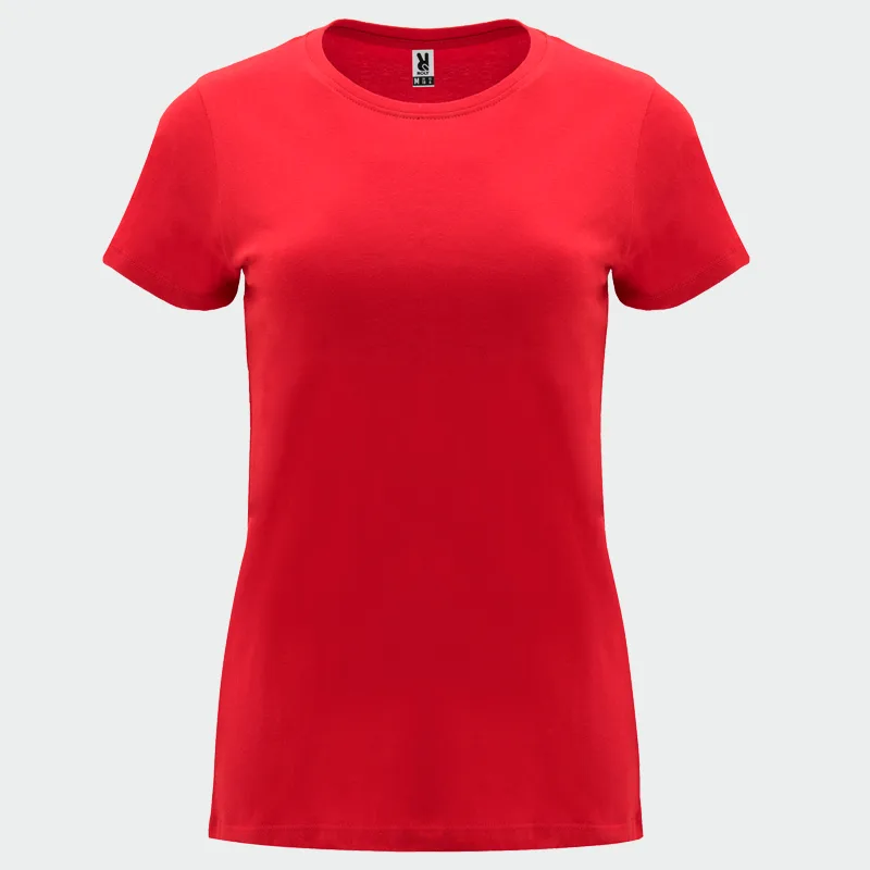 Ženska majica Roly CAPRI, rdeča barva, velikost XL
