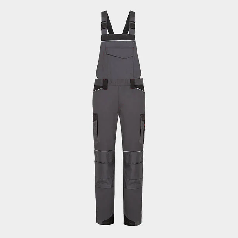 Delovne hlače z naramnicami BWOLF DAYTONA, barva antracit, velikost 3XL