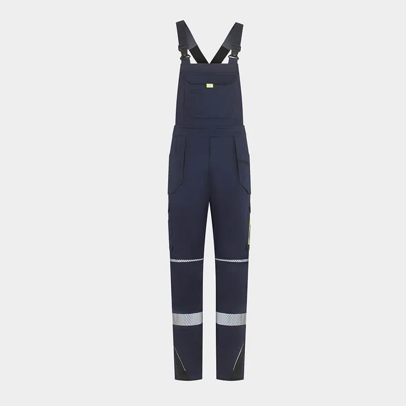 Delovne hlače z naramnicami BWOLF DRIFT REF, barva Navy, velikost L