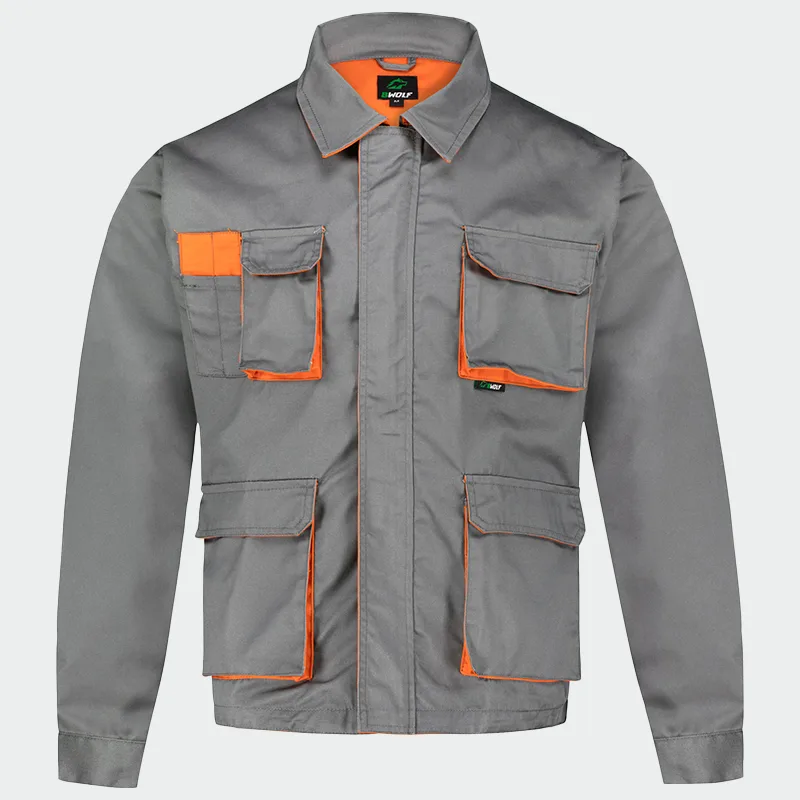 Poletna delovna jakna BWOLF SIGMA, temno siva barva, velikost 4XL