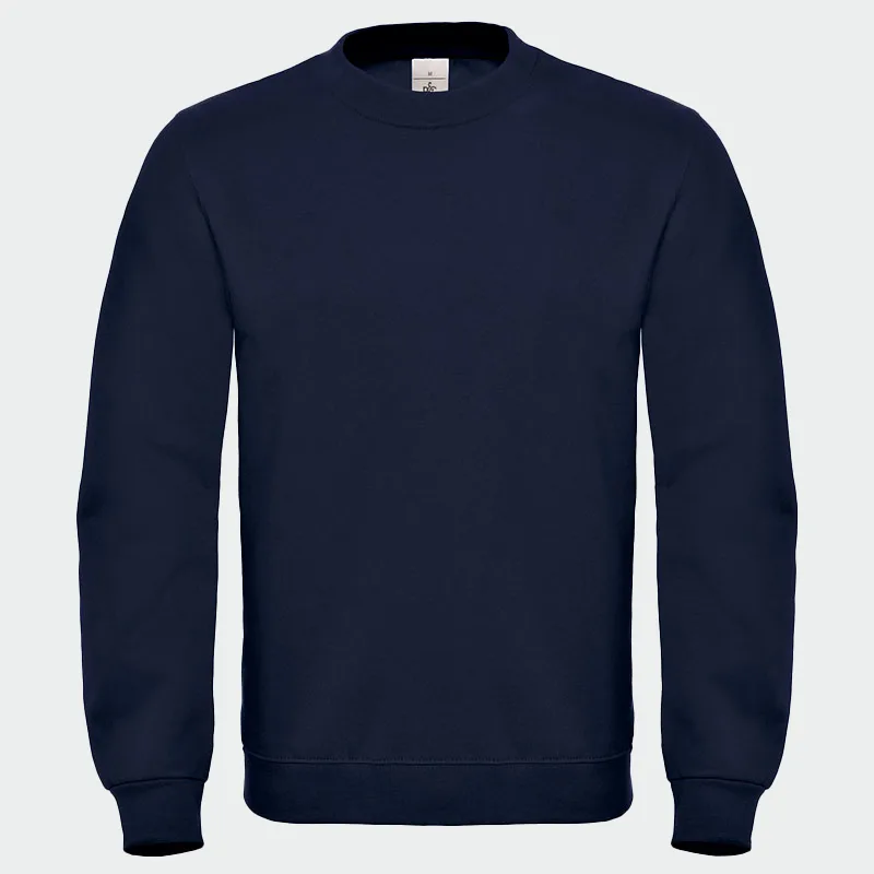 Majica z dolgimi rokavi iz kolekcije B&C, ID.202, temno modra barva, velikost 3XL