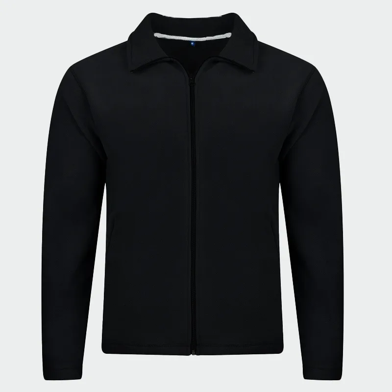 Fleece jakna BWOLF HUNTER, črna barva