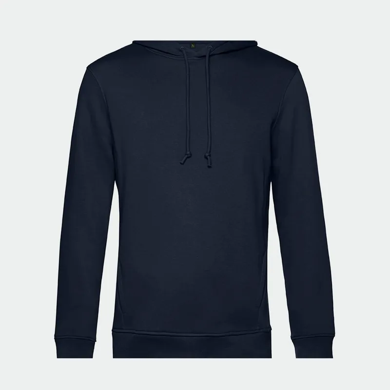 Majica s kapuco iz kolekcije B&C INSPIRE, barva: temno modra