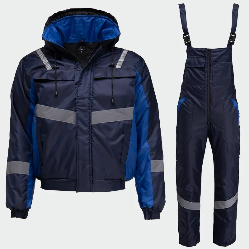 Zimski delovni komplet BWOLF ATOM, barva Navy