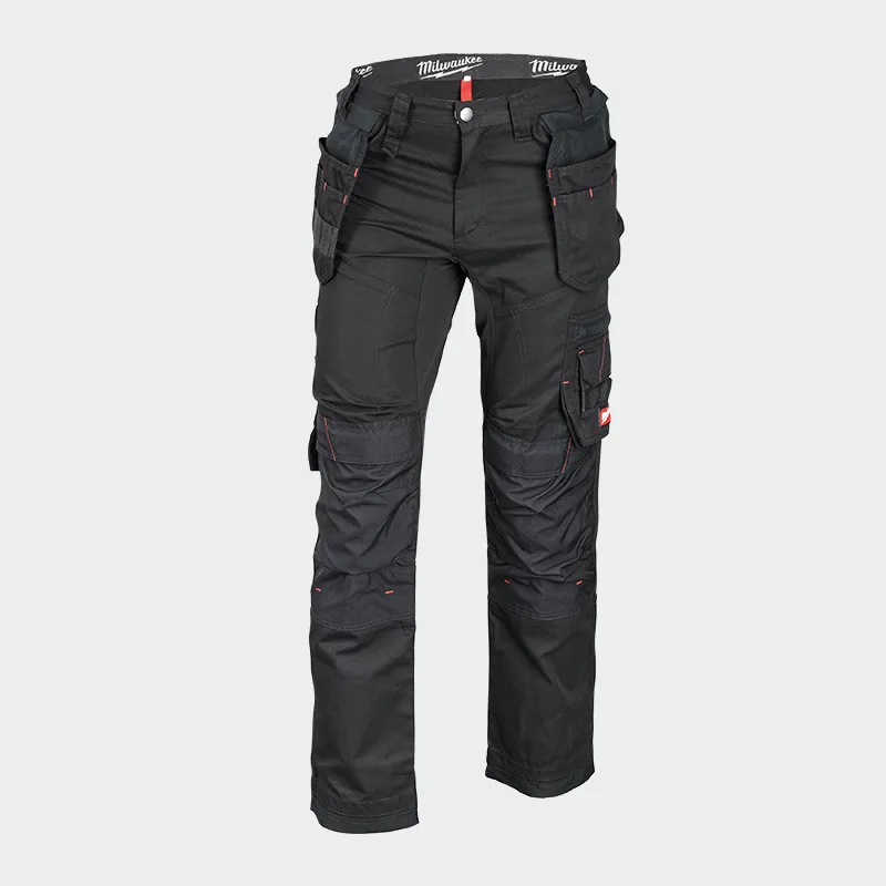 Zimske delovne hlače MILWAUKEE FREEFLEX TROUSERS  Črna barva