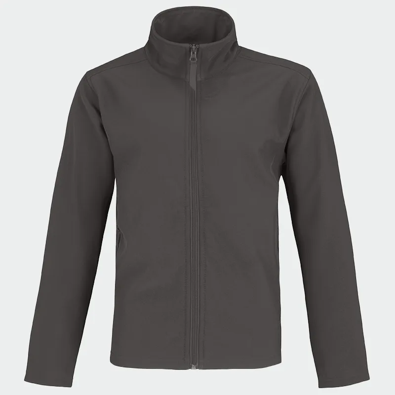 Softshell jakna iz kolekcije B&C, model ID.701, temno siva barva, velikost M