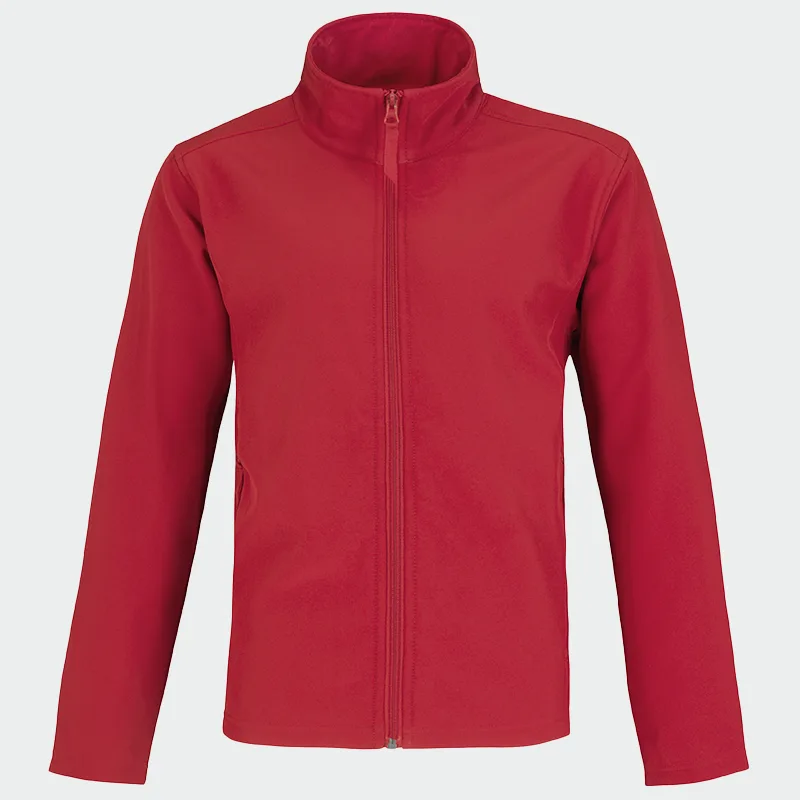 Softshell jakna iz kolekcije B&C, ID.701, rdeča barva, velikost 2XL