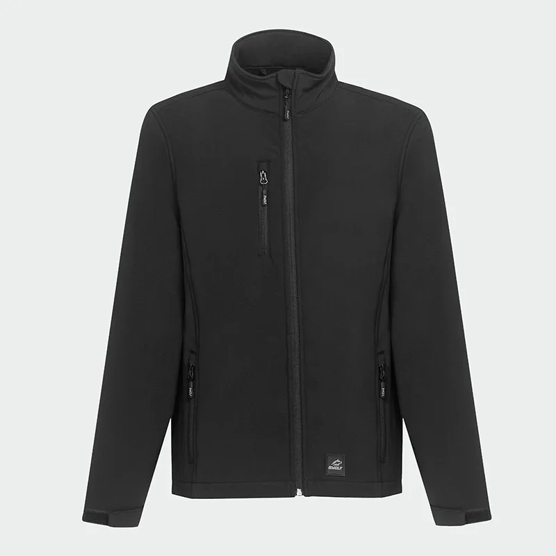 Softshell jakna BWOLF GRIN, črna barva, velikost 4XL
