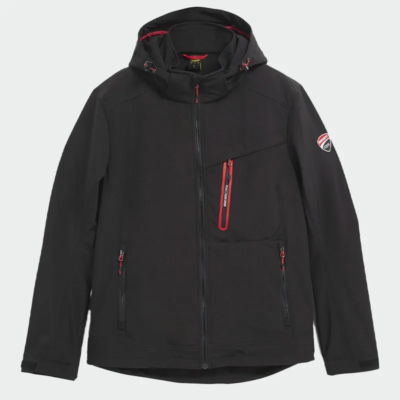 Softshell jakna Diadora JACKET DUCATI, črna barva, velikost S