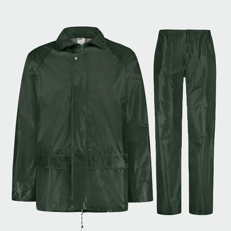 Komplet dežnih oblačil BWOLF HIMALAYA, temno zelena barva, velikost 3XL
