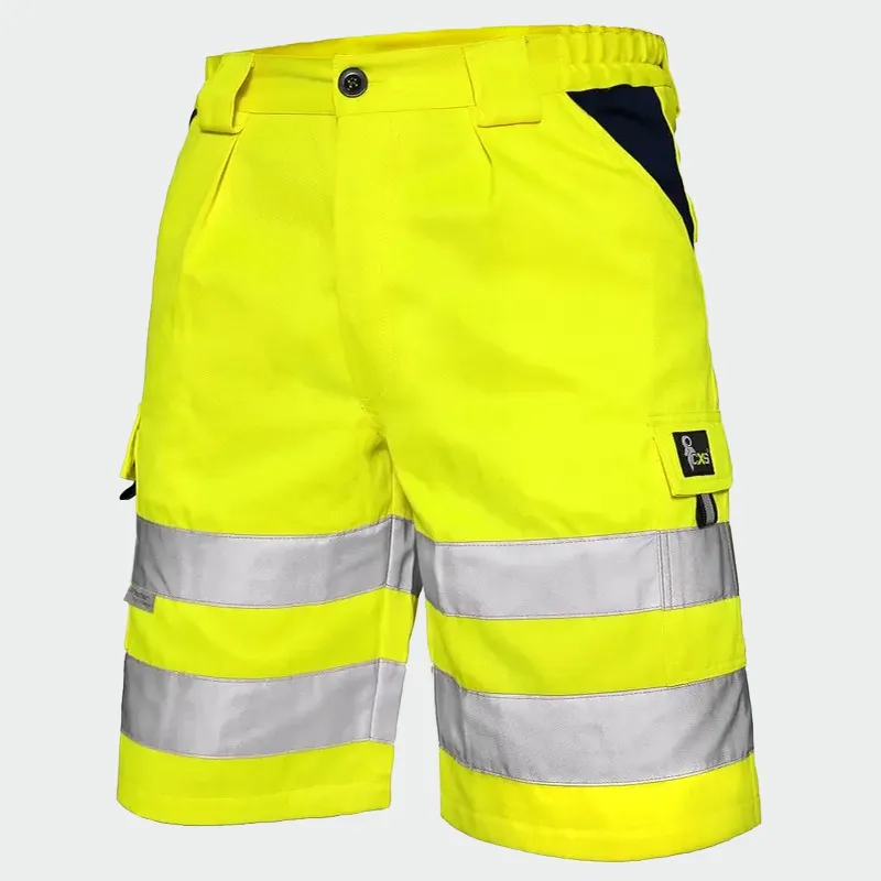Kratke hlače Hi Vis CXS NORWICH, rumene barve