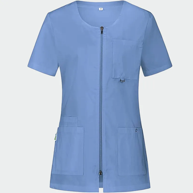 Operacijska bluzka Bwell STELLA, barva Medical Blue, velikost 2XL