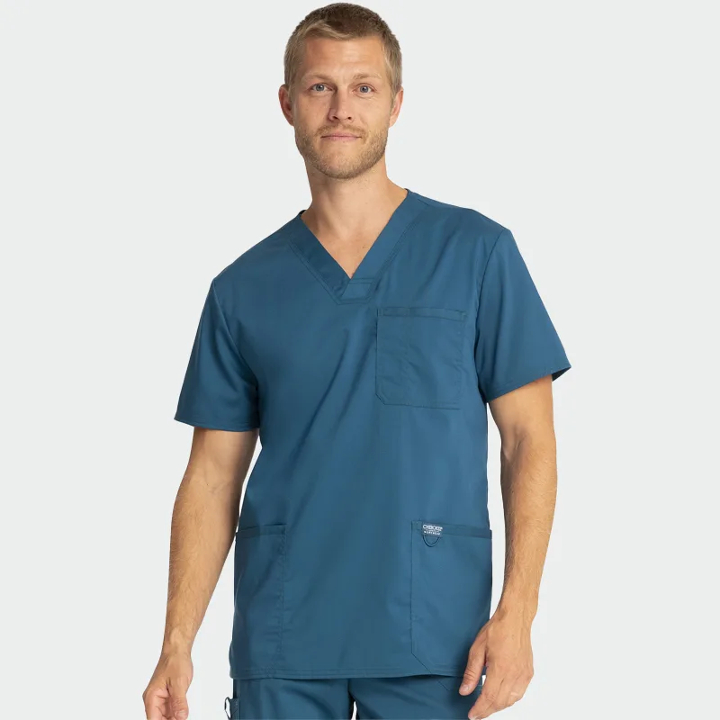 Delovni jopič CHEROKEE REVOLUTION WWE670, barva Caribbean Blue, velikost 2XS