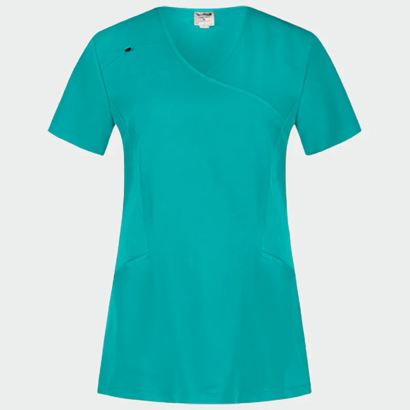 Bwell JUSTINA majica za delo, barva Teal, velikost M