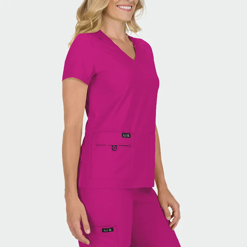 Operacijska bluzica KOI Design BASICS 373, barva Azalea Pink, velikost 2XS