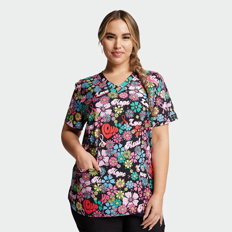 Delovna majica Dickies EDS DK876 z napisom »Love Hope Heal«, velikost XS