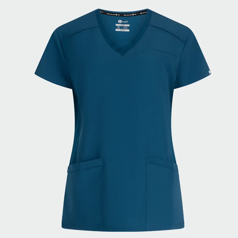 Majica brez rokavov Bwell JULIA, barva Caribbean Blue, velikost XS