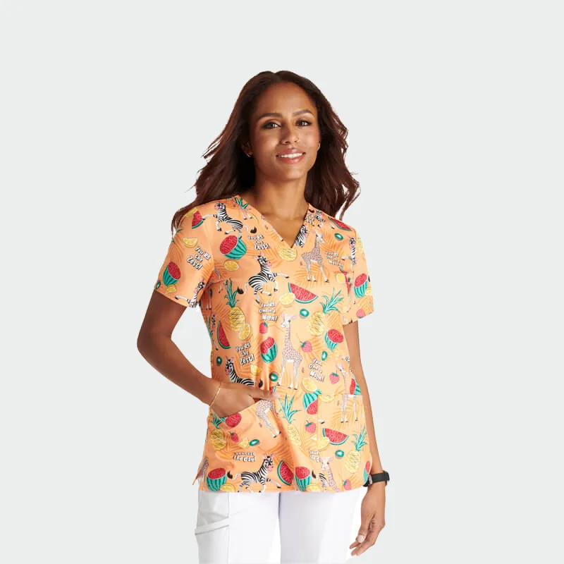 Operacijska bluzka CHEROKEE CK671 z napisom »You're The Zest!«, velikost 2XL