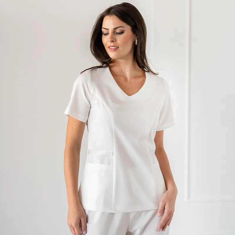 Bwell Atelier ELINA majica za v službo, bela barva, velikost S