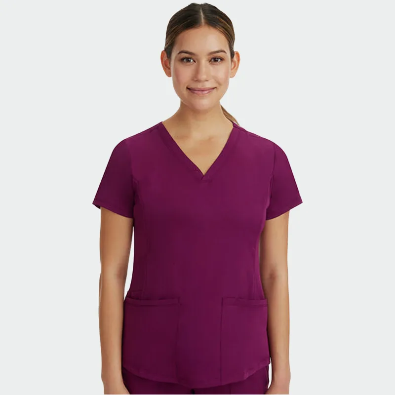 Operacijska bluzka Healing Hands HH MONICA, barva vina, velikost 2XL