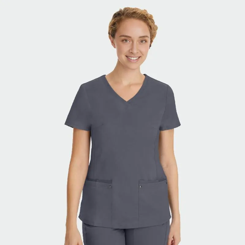 Operacijska bluzka Healing Hands HH JULIET, siva barva, velikost 2XL