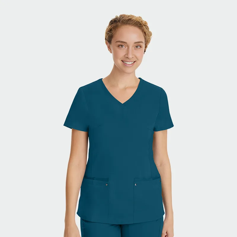 Scrub top Healing Hands HH JULIET, barva Caribbean Blue, velikost S