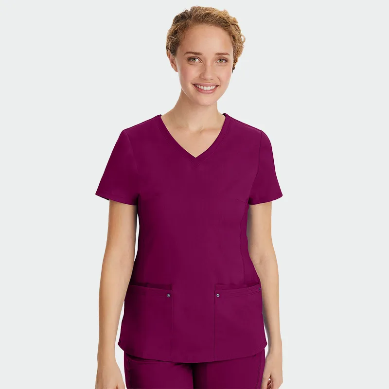 Operacijska bluzka Healing Hands HH JULIET, barva vina, velikost 3XL
