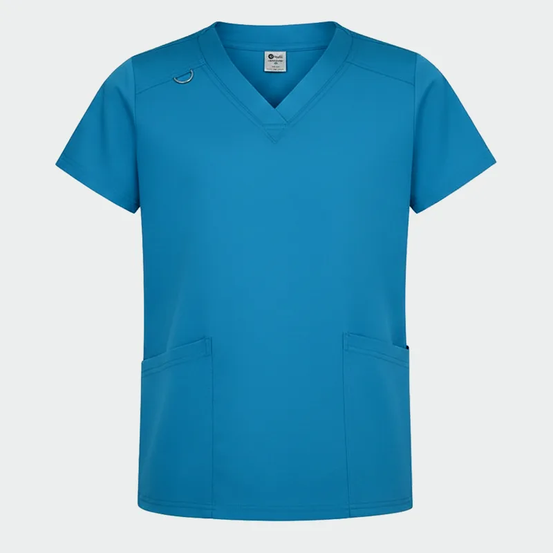 Operacijska bluzica Bwell ANGELICA, modra barva, velikost 3XL
