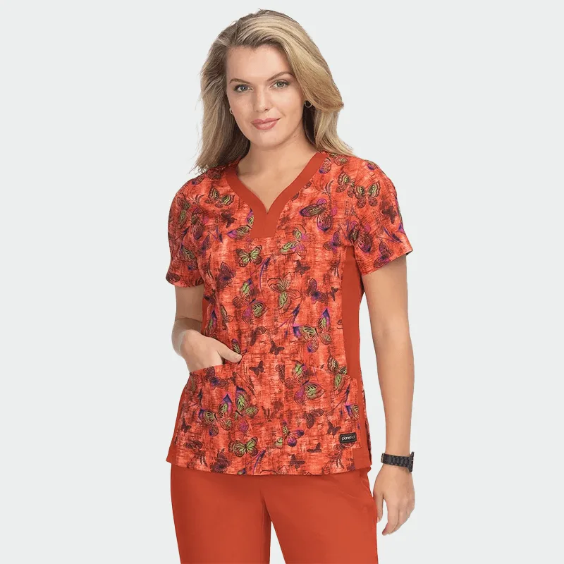 Majica s kratkimi rokavi KOI Design PLANET KOI 1066PR – DBF, vzorec »Desert Butterfly«, velikost S