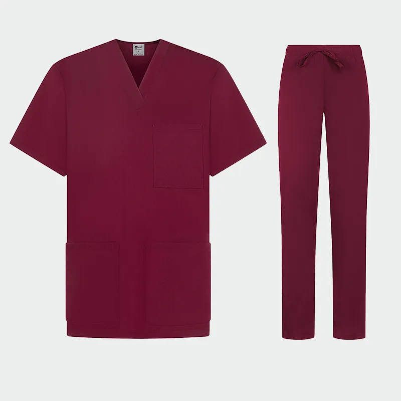 Komplet kopalnih oblačil Bwell CESARE, barva Bordeaux, velikost 4XL