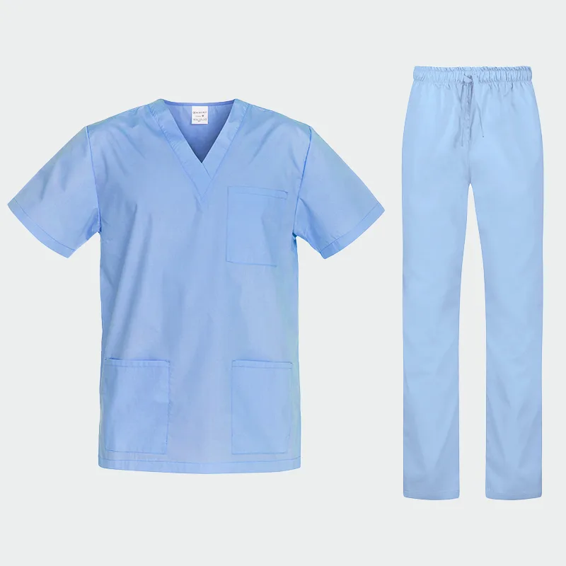 Komplet operacijskih oblačil Bwell CESARE, barva Medical Blue, velikost 3XL