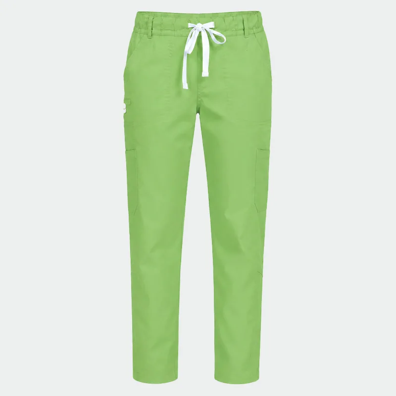 Hlače za zdravstveno osebje Bwell DANTE, barva Green Apple, velikost 2XL