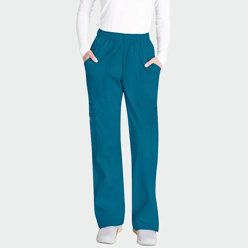 Delovne hlače CHEROKEE CORE STRETCH WWE4005, barva Caribbean Blue, velikost 2XL