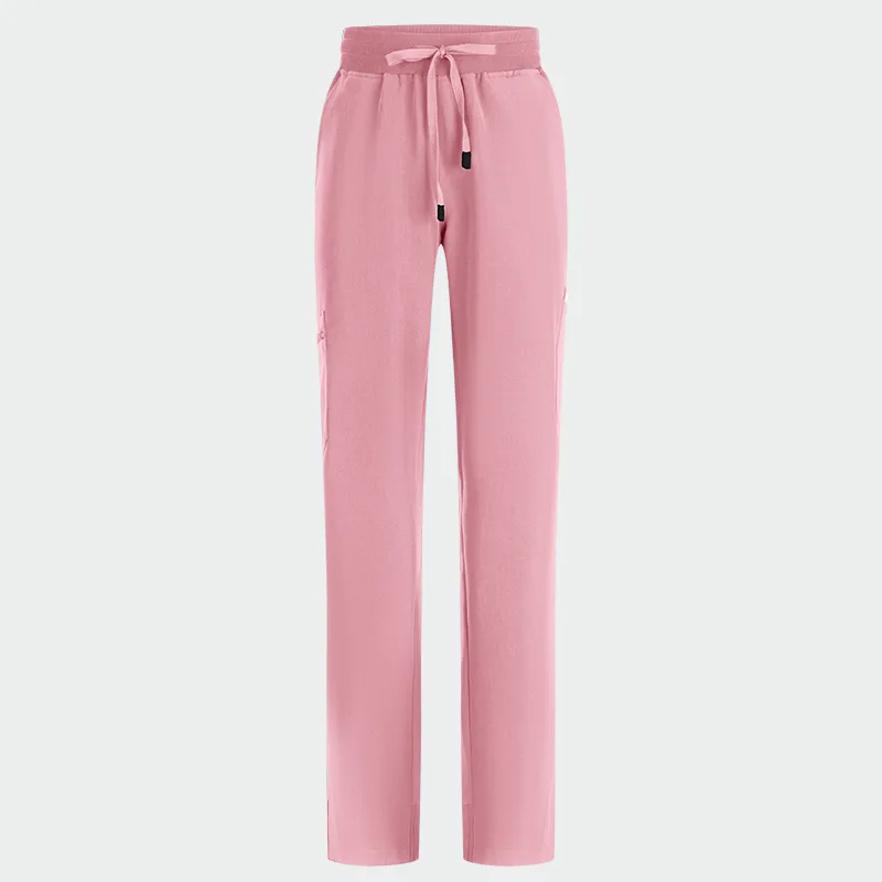 Hlače za zdravstveno osebje Bwell MAURI, barva mauve, velikost 2XL