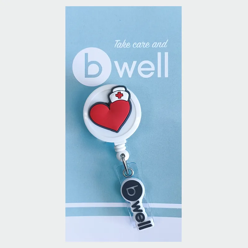 Nosilec za izkaznice Bwell BADGE  tisk Negovanje