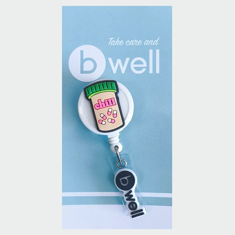 Nosilec za izkaznico Bwell BADGE  print Chill