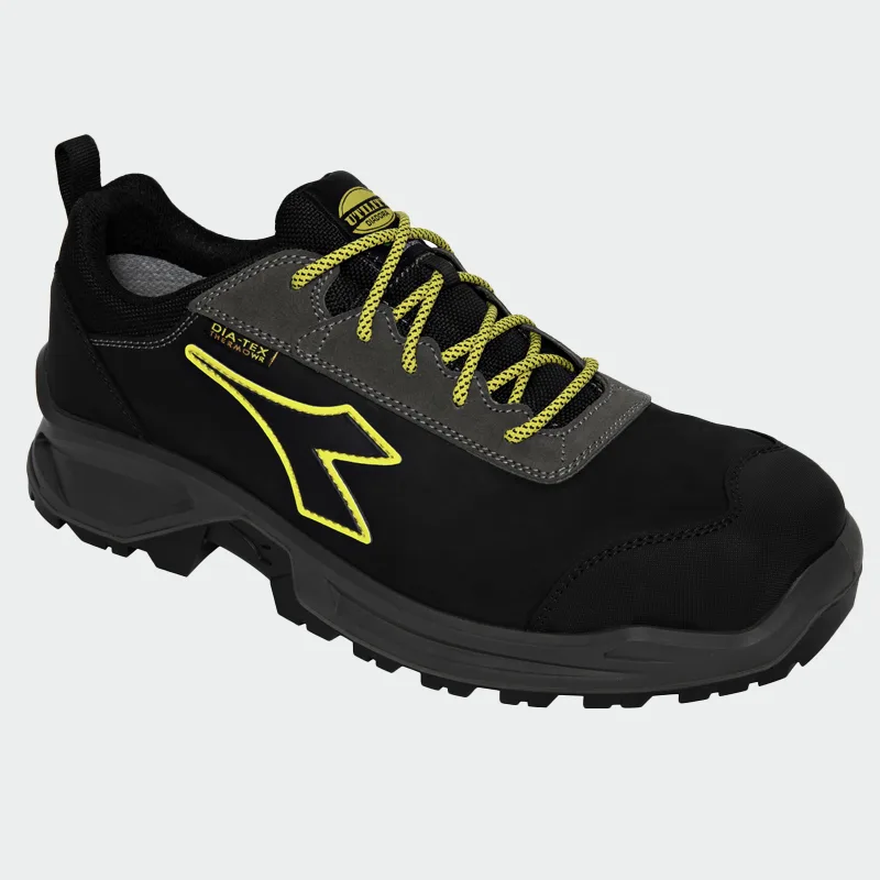 Nizki delovni čevlji s kapico na prstih Diadora SPORT DIATEX S3, črni