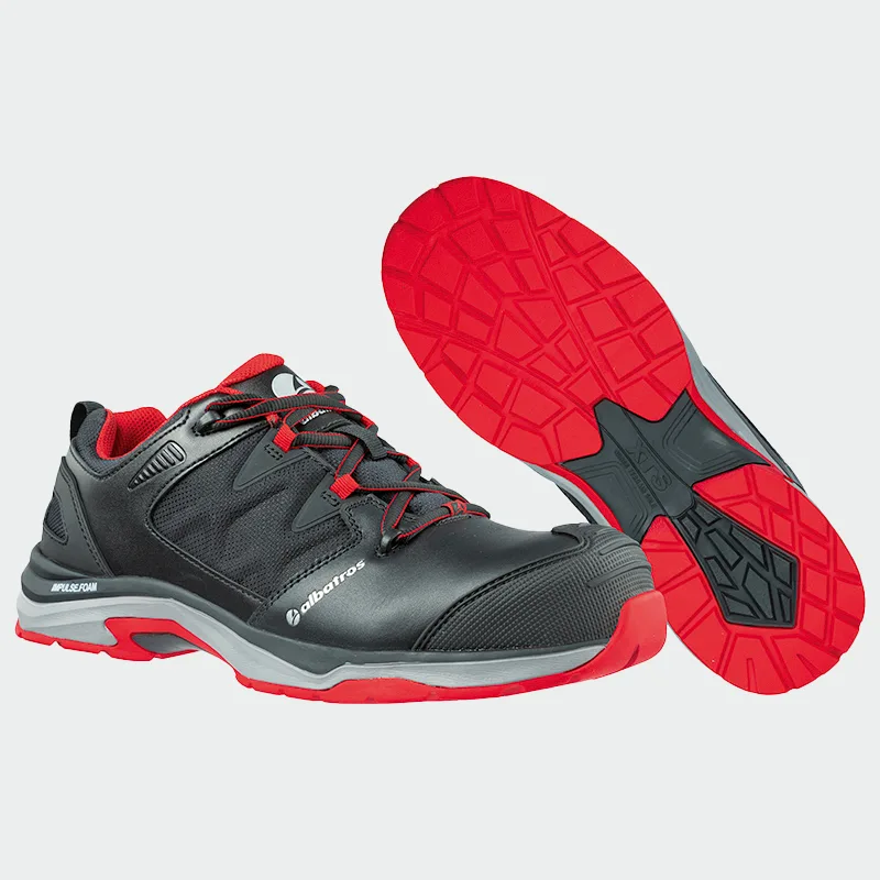 Nizki delovni čevlji s kapico za prste Albatros ULTRATRAIL Low S3, črni
