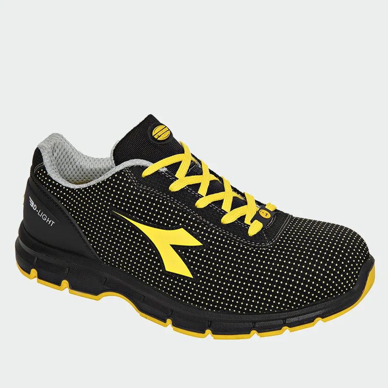 Nizki delovni čevlji s kapico za prste Diadora RUN ATOM Low S3, črni