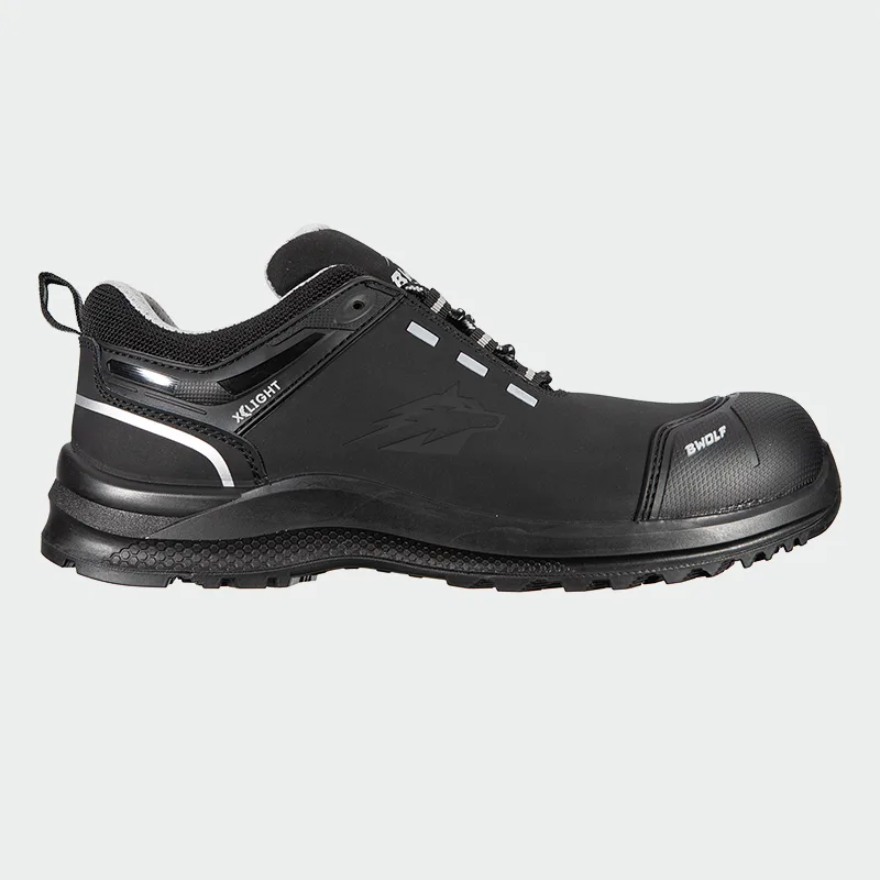 Nizki delovni čevlji s kapico na prstih BWOLF DEFENDER S3S, črne barve