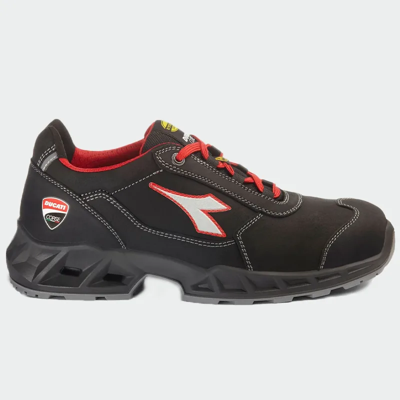 Nizki delovni čevlji s kapico za prste Diadora SHARK ENGINE LOW S1PS, črne barve