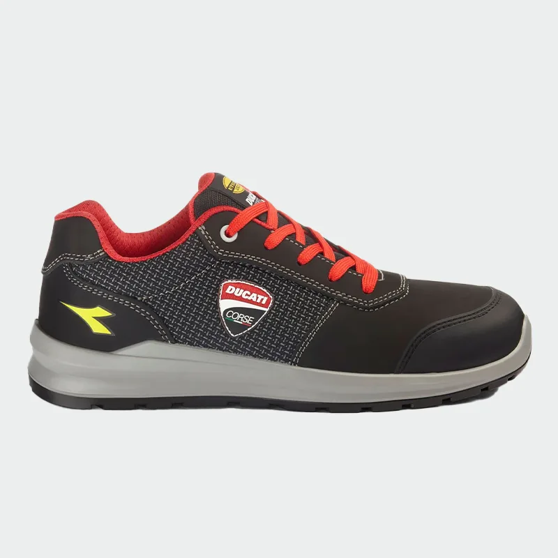 Nizki delovni čevlji s kapico za prste Diadora SPEEDY RACE LOW S3S, črne barve