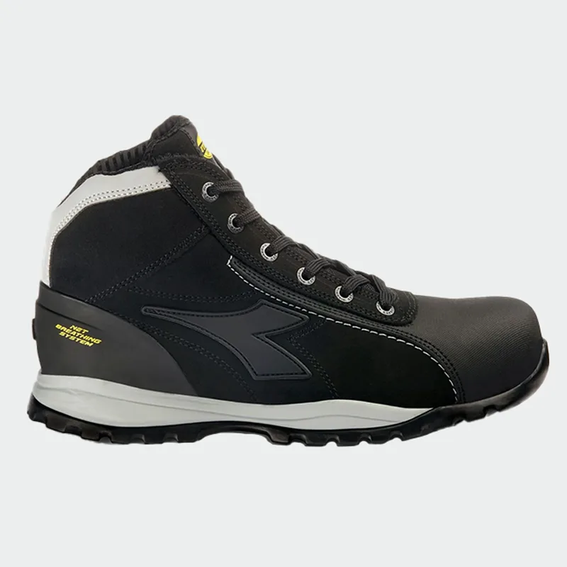 Delovni čevlji z zaščitno kapico Diadora GLOVE NET MID S3L, črni