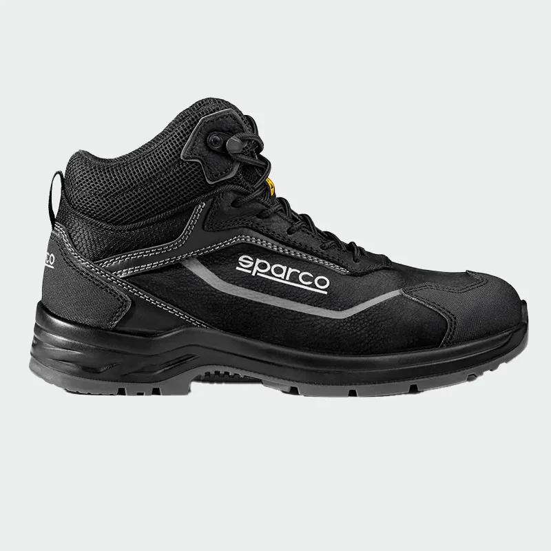 Delovni čevlji z zaščitno kapico Sparco INDY-H OSCAR MID S3S, črni