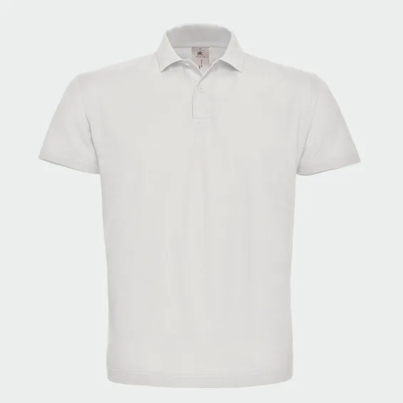 Polo majica iz kolekcije B&C, ID.001, bela barva, velikost XS