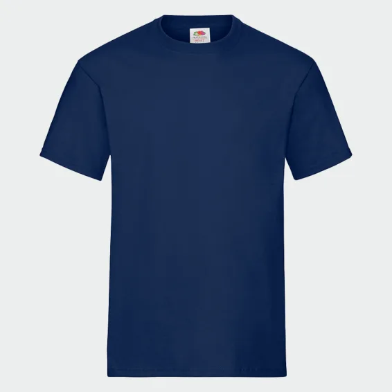 Majica Fruit of the Loom HEAVY T, temno modra barva, velikost S