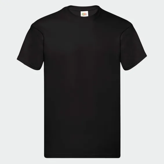Majica Fruit of the Loom ORIGINAL T, črna, velikost 2XL